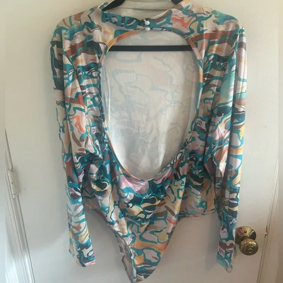 SHEIN 3XL sexy plus backless bodysuit - Picture 3 of 5